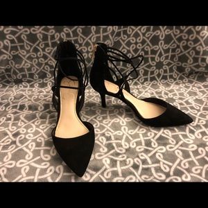 Jessica Simpson suede pointy toe heels